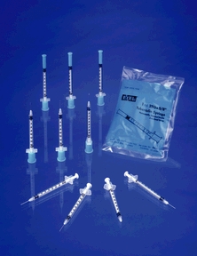 Exel 26046 Tuberculin Syringe Needle 25G x 5/8 Zero Dead Space 10/bg 10 bg/bx 5 bx/cs