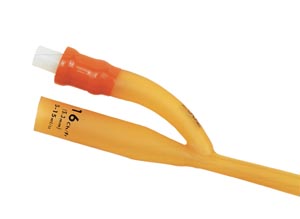 Amsino AS41012 Foley Catheter 12FR 2-Way Silicone Coated Latex 5cc Balloon 10/bx