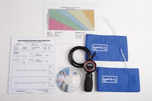 Wallach Surgical Devices K150, WALLACH SURGICAL ACCESSORIES ABI Kit Includes: Aneroid, 2 Cuffs, 50 Forms, Chart & Video, EA