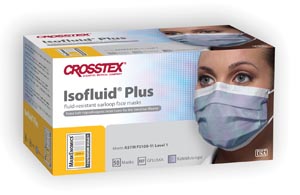 Crosstex International GPLUSKA, CROSSTEX ISOFLUID PLUS EARLOOP MASK Mask, Latex Free (LF), Kaleidoscope, 50/bx, 10 bx/ctn, CTN
