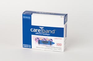 ASO CBD5720, ASO CAREBAND DECORATED BANDAGES Decorated Assortment Bandage,  x 3"", Latex Free (LF), 100/bx, 12 bx/cs, CS
