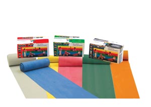 Fabrication Enterprises 10-5613, FABRICATION CANDO NO LATEX EXERCISE BANDS Exercise Band, Green, Medium, 6 yds, Latex Free (LF) (DROP SHIP ONLY) (020243), EA