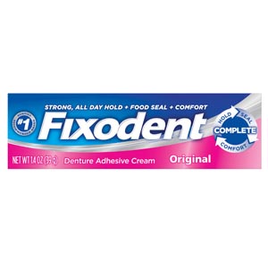 Procter & Gamble Distributing LLC 7666030038, P&G FIXODENT DENTURE ADHESIVES Fixodent Denture Adhesive, Original, 1.4 oz, 24/cs, CS, replaced 30038