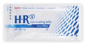 HR Pharmaceuticals 207 HR Sterile Lubricating Jelly 2oz. (56.7gm) Foil Laminate Flip-Top Tube 144/bx