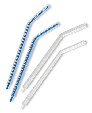 Disposable Air/ Water Syringe Tips, Blue, 250/bg