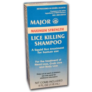 Lice Killing Shampoo, Maximum Strength, 120mL, Compare to Rid Shampoo, NDC# 00904-2528-20