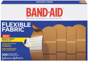 J&J Band-Aid Flexible Fabric Adhesive Bandages Case 004434 By Johnson & Johnson