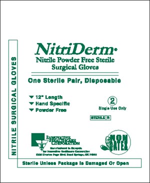 NITRIDERM SURGICAL GLOVES, SIZE 7