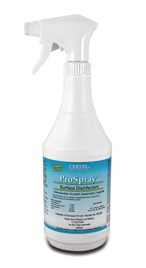 Certol Prospray Surface Cleaner/Disinfectant Case Psc240 By Certol