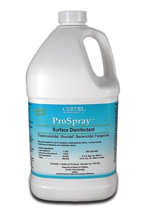 Certol Prospray Surface Cleaner/Disinfectant Case Psc128 By Certol