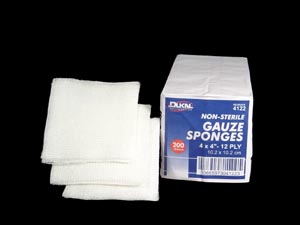 Dukal Woven Cotton Gauze Sponges Case 4122 By Dukal 