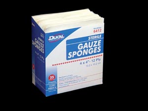 Dukal Woven Cotton Gauze Sponges Case 6412 By Dukal 