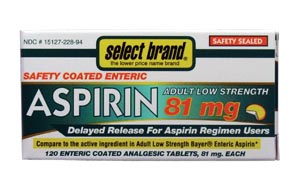 Saj Select Brand Enteric Coated Aspirin Case 7180359 By Saj Distributors 