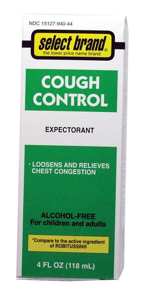 Saj Select Brand Liquid Cough Syrup Case 7210289 By Saj Distributors 