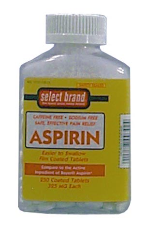 Saj Select Brand Aspirin-Tablets Case 7212145 By Saj Distributors 