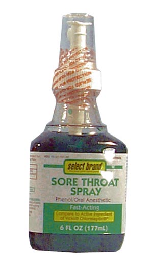 Saj Select Brand Throat Spray Case 7240112 By Saj Distributors 