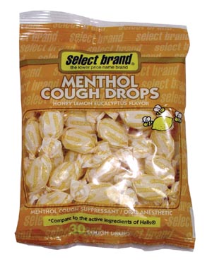 Saj Select Brand Cough Drops Case 7400013 By Saj Distributors 