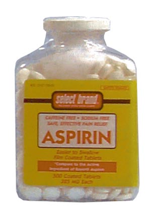 Saj Select Brand Aspirin-Tablets Case 7855026 By Saj Distributors 