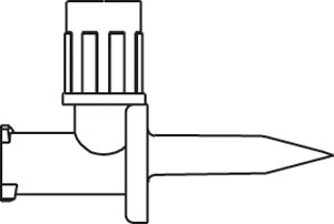 B.Braun Needle-Free Dispensing Pins 412012 One Case
