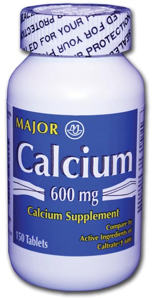 Major Calcium Supplement Each Calcium Carb Tablets, 600mg, 150s, Compare to Calt