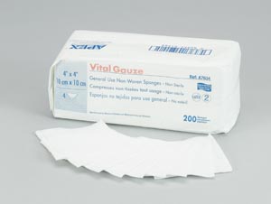 AMD Medicom Vital-Gauze Multi-Purpose Gauze Sponges Case A2337 By 
