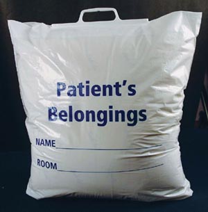 Adi Patient Personal Belongings Bags Case 40229 By Adi Medical