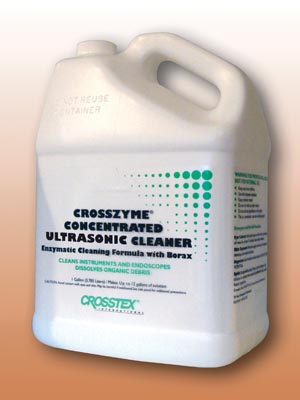 Crosstex Crosszyme� Enzymatic Presoak & Ultrasonic Cleaner/Detergent Case Jez 