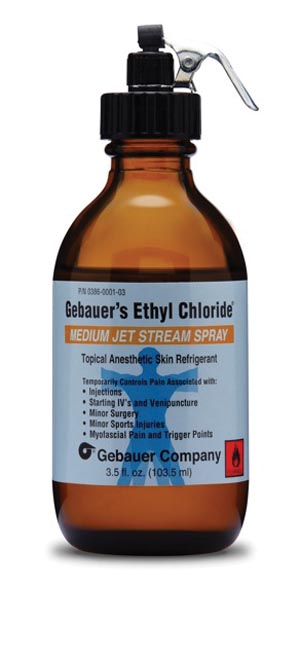 Gebauer Ethyl Chloride DZ 0386-0001-03 By Gebauer Company-Rx Item-