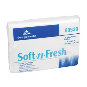 Georgia-Pacific Soft-N-Fresh Patient Care Disposable Towels Case 80538 By Georg