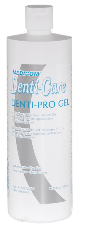 Amd Medicom Denti-Care Denti-Pro 1.1% Neutral Sodium Fluoride Gel Each 10022-2M 
