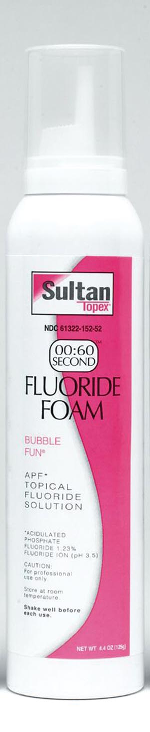 Sultan Topex 60-Second Foam Fluoride Ad31152 One Each