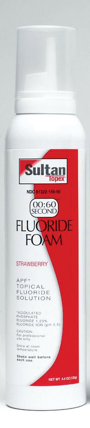 Sultan Topex 60-Second Foam Fluoride Ad31150 One Each