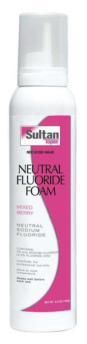 Sultan Topex 60-Second Foam Fluoride Ad31165 One Each