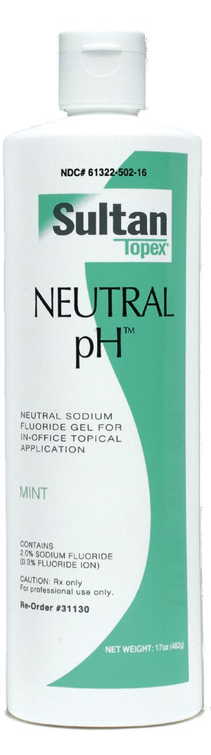 Sultan Topex Neutral Ph Fluoride Gel Ad31130 One Each