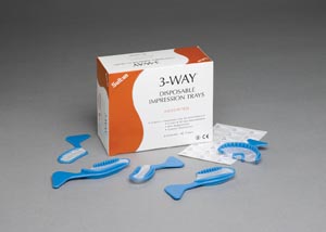Sultan 3-Way Disposable Impression Trays Ad33000 One Box