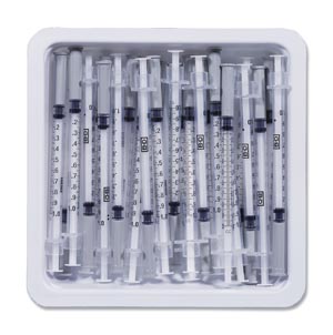 Bd Precisionglide™ Allergist Trays Case Mfg. Part No.:305536 by BD