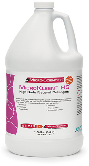 Micro-Scientific High Suds Neutral Liquid & Powder Detergents Case B2 By Micro-S