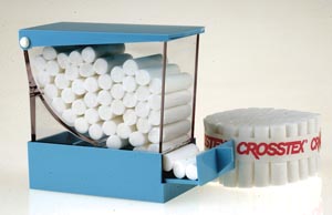 Crosstex Deluxe Cotton Roll Dispenser Ctn Pdcbl By Crosstex International