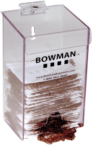 Bowman Hairnet Dispenser Case Mfg. Part No.:HP-010 by Bowman Manufacturing Company, Inc.