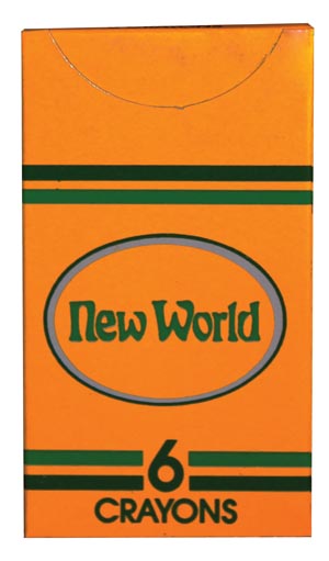 New World Imports Crayons & Coloring Book Case Cr6 By New World Imports