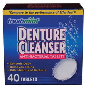 New World Imports Freshmint Denture Tablets Case Dent40 By New World Imports