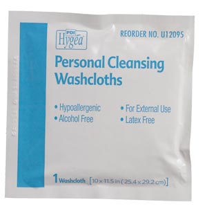 Pdi Hygea Flushable Personal Cleansing Cloths Case U12095 By Pdi - Professional