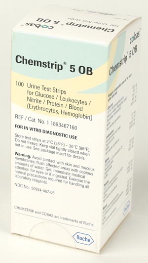 Roche Chemstrip Urinalysis Products 03617556679 One Each