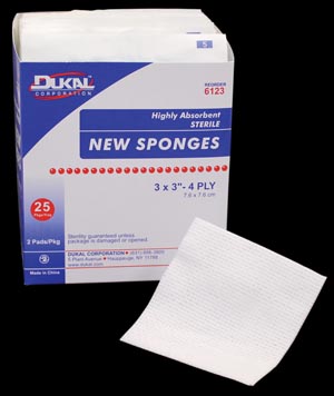 Dukal New Sponges Case 6123 By Dukal 