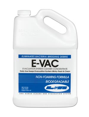 L&R E-Vac Evacuation System Cleaner Concentrate Case 107 By L&R Manufacturing Co