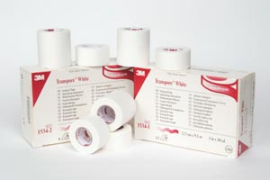 3M Transpore White Dressing Tape Case 1534-1 By 3M Health Care