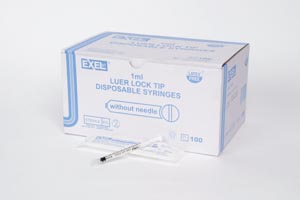 Exel Syringe Only - Sterile Case 26050 By Exel 