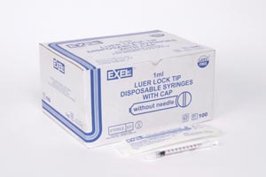Exel Tb Tuberculin Syringes With Luer Lock Case 26049 By Exel 