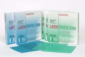 Crosstex Dental Dams Box 19101 By Crosstex International