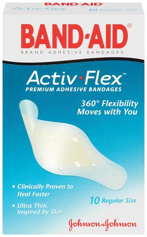J&J Band-Aid� Adhesive Bandage Activ Flex Case 004414 By Johnson & Johnson Con